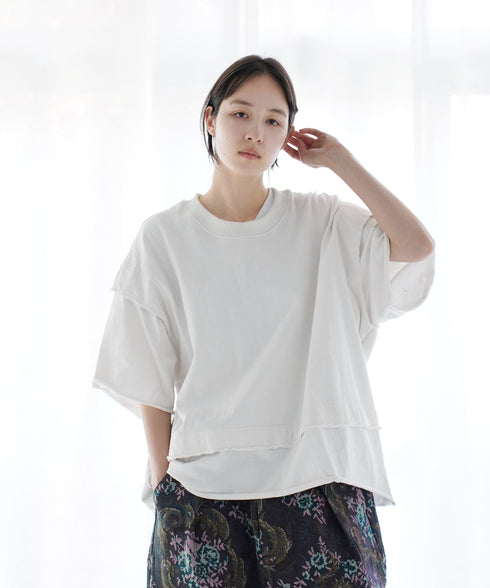 H166 / 着用サイズ: M オフホワイト