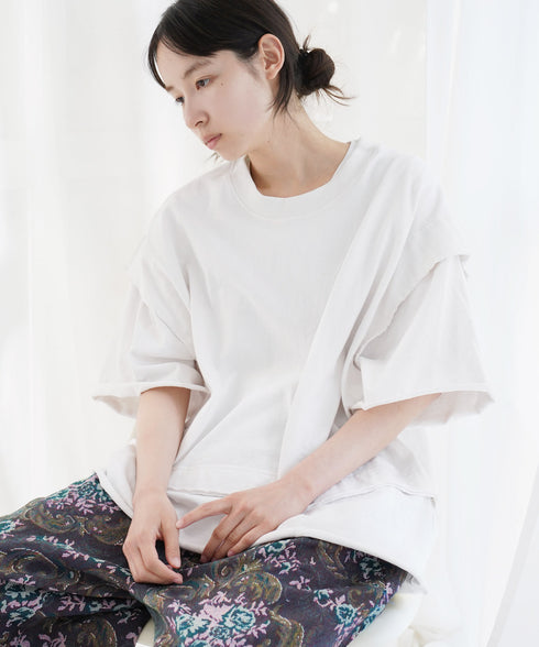 H166 / 着用サイズ: L オフホワイト