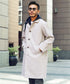 グレージュ(ステンカラーコート) MODEL : GO 180cm 66kg Lsize