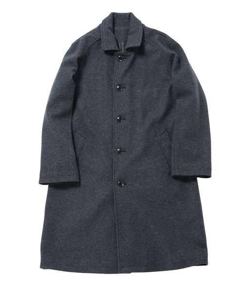 チャコールグレー(ステンカラーコート)