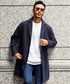 ネイビー(チェスターコート) MODEL : GO 180cm 66kg Lsize