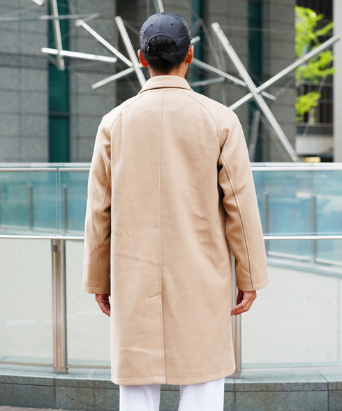 チェスターコート&ステンカラーコート | メンズ アウター 選べる2タイプ ロングコート ビジネスコート 通勤 オンオフ兼用 ロング丈 細身 スリム 秋 冬 秋服 冬服