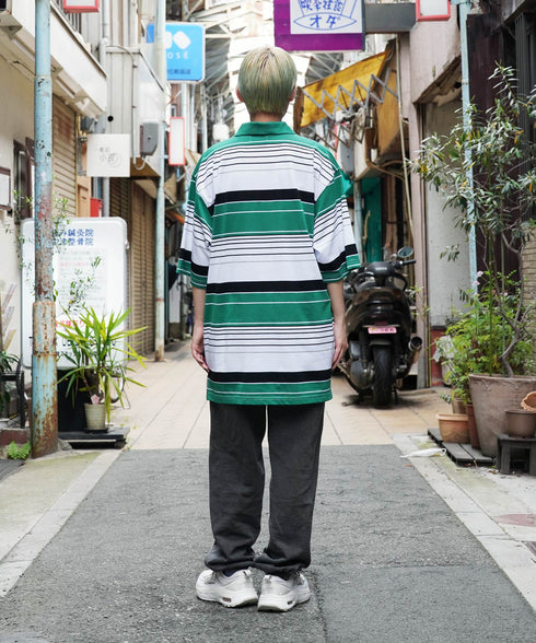 H161 / 着用サイズ: M Dグリーン