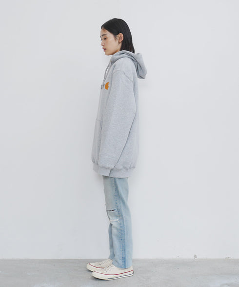 H167 / 着用サイズ: M HEATHER GREY