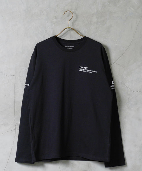 マルチプリントロンT│メンズ長袖Tシャツ ロングスリーブ 秋服 袖プリント バックプリント