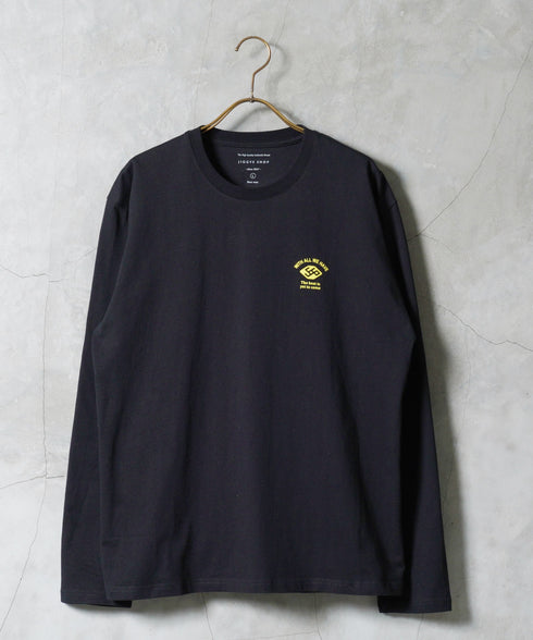 マルチプリントロンT│メンズ長袖Tシャツ ロングスリーブ 秋服 袖プリント バックプリント