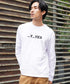 マルチプリントロンT│メンズ長袖Tシャツ ロングスリーブ 秋服 袖プリント バックプリント