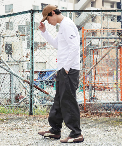 マルチプリントロンT│メンズ長袖Tシャツ ロングスリーブ 秋服 袖プリント バックプリント