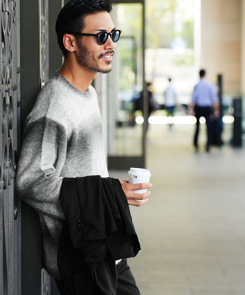 グレー MODEL : GO 180cm 66kg Lsize