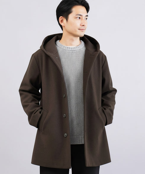 テックメルトンフーデッドコート