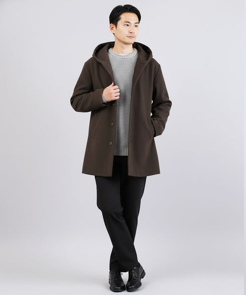 テックメルトンフーデッドコート