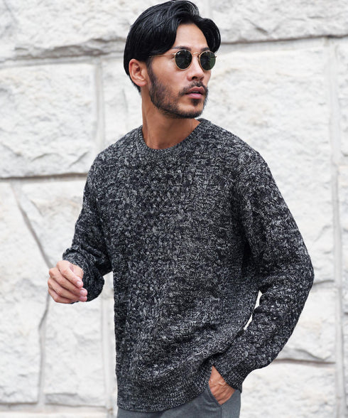 ミックスグレー MODEL : GO 180cm 66kg Lsize