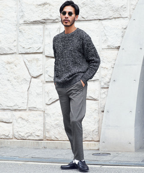 ミックスグレー MODEL : GO 180cm 66kg Lsize