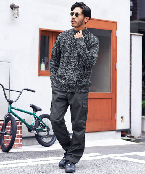 ミックスグレー MODEL : GO 180cm 66kg Lsize