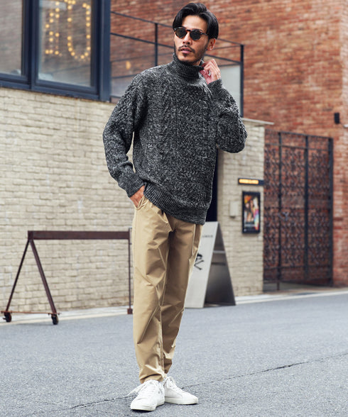 ミックスグレー MODEL : GO 180cm 66kg Lsize