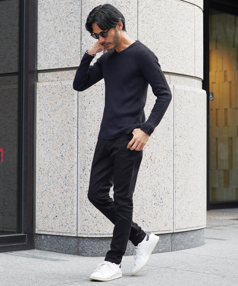 Aネイビー MODEL : GO 180cm 66kg Lsize