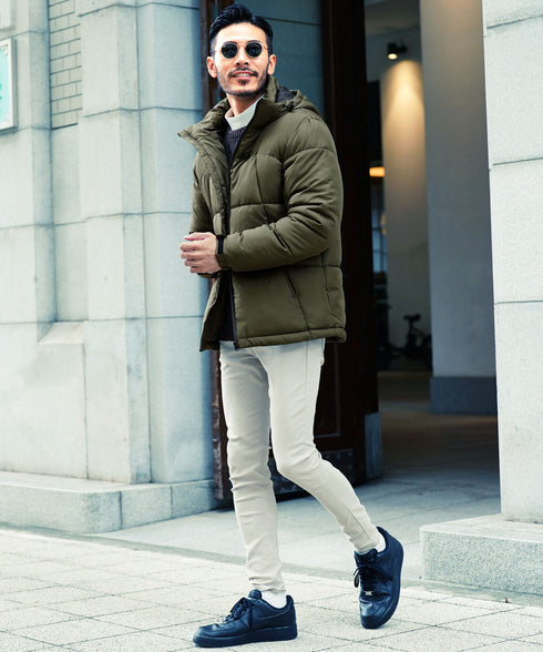 カーキ MODEL : GO 180cm 66kg Lsize