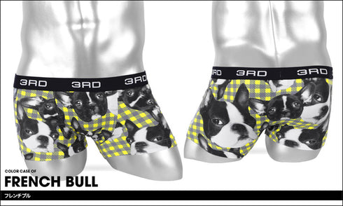 3RDWARE サードウェア Boston Terriers メンズ ボクサーパンツ ギフト プレゼント 男性下着 ラッピング無料【メール便】