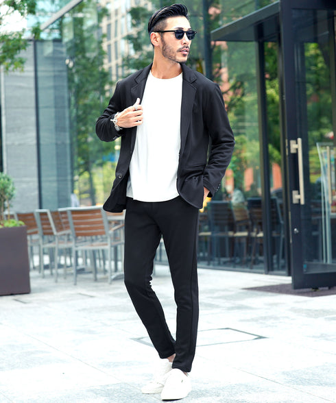 【カラー:ブラック】着用モデル:180cm 66kg、着用Lサイズ