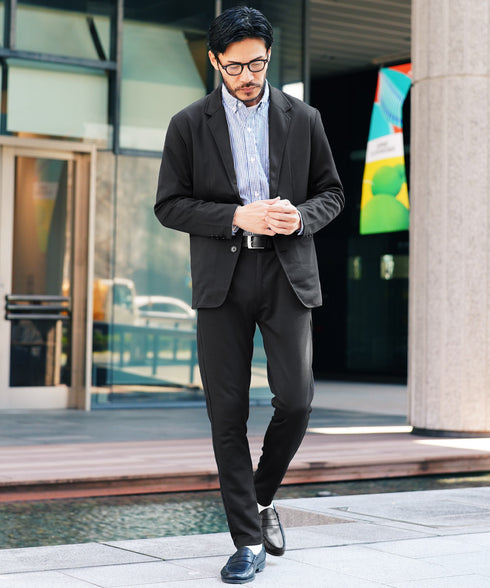 【カラー:ブラック】着用モデル:180cm 66kg、着用Lサイズ