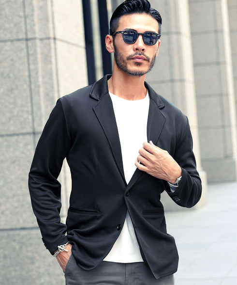 【カラー:ブラック】着用モデル:180cm 66kg、着用Lサイズ