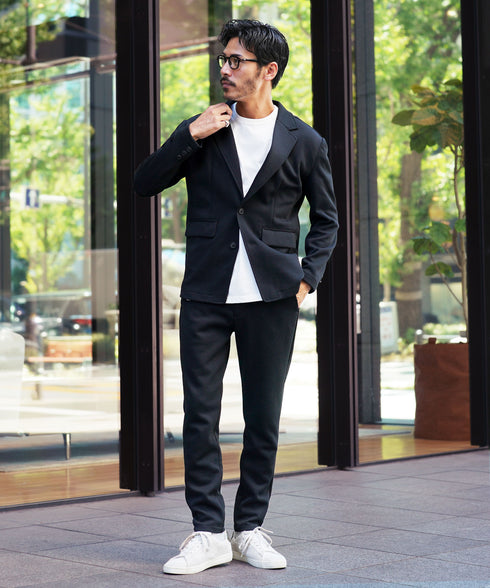 【カラー:NEWブラック】着用モデル:180cm 66kg、着用Lサイズ