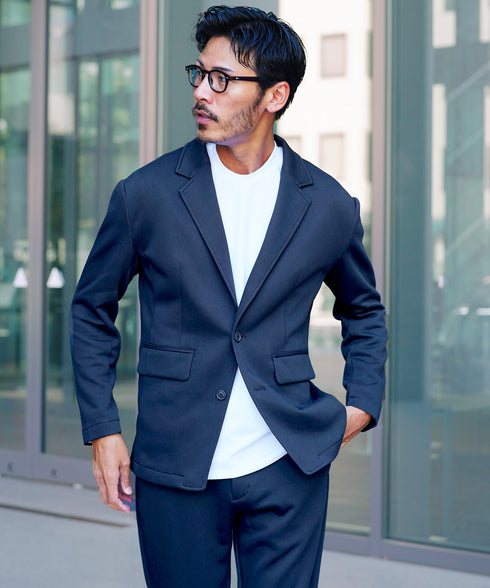 【カラー:NEWネイビー】着用モデル:180cm 66kg、着用Lサイズ