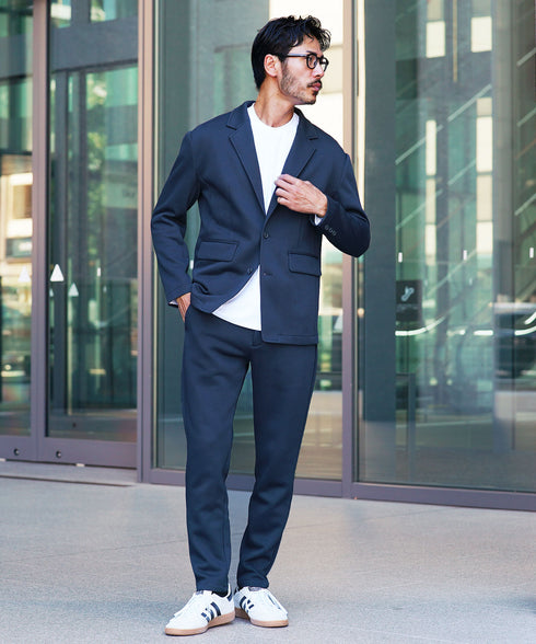 【カラー:NEWネイビー】着用モデル:180cm 66kg、着用Lサイズ