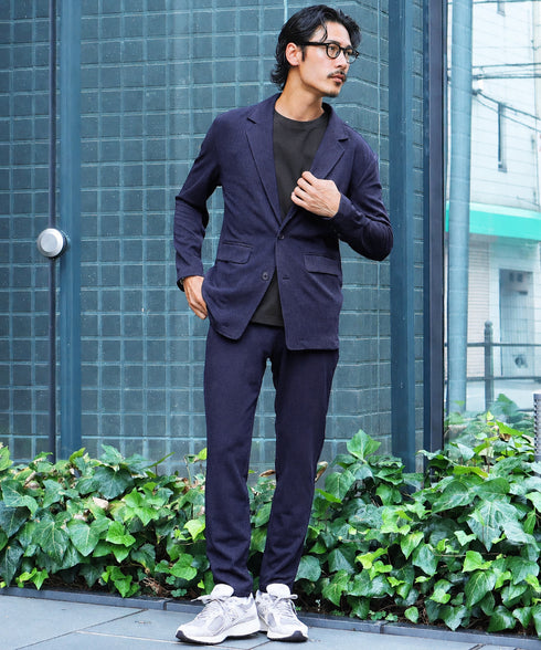 ネイビーB(ストライプ) MODEL GO 180cm 66kg Lサイズ