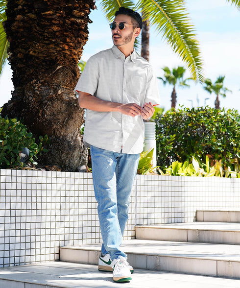 グレー MODEL : GO 180cm 66kg Lsize