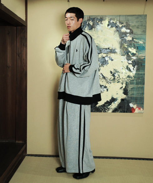 U.S. POLO ASSN. / ユーエスポロアッスン 別注 コラボ オーバーサイズ フルジップ ラグランスリーブ トラック トラックジャケット / ブルゾン