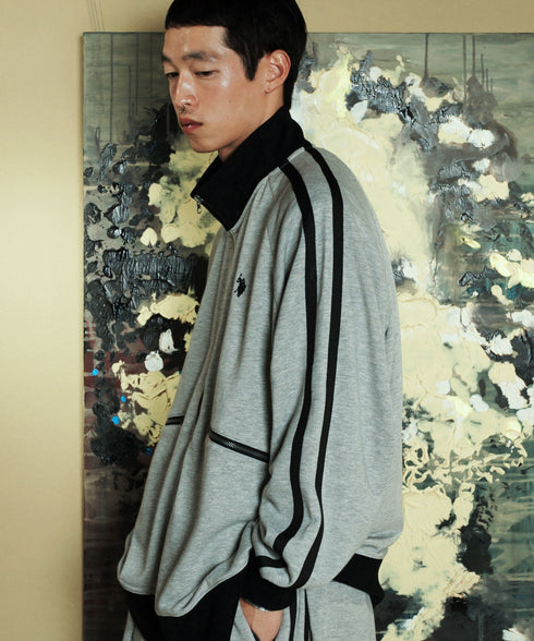 U.S. POLO ASSN. / ユーエスポロアッスン 別注 コラボ オーバーサイズ フルジップ ラグランスリーブ トラック トラックジャケット / ブルゾン