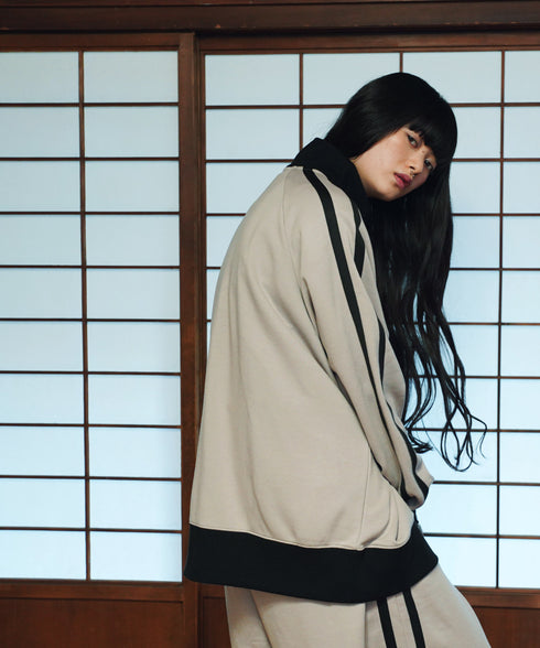 U.S. POLO ASSN. / ユーエスポロアッスン 別注 コラボ オーバーサイズ フルジップ ラグランスリーブ トラック トラックジャケット / ブルゾン