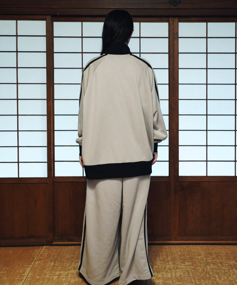 U.S. POLO ASSN. / ユーエスポロアッスン 別注 コラボ オーバーサイズ フルジップ ラグランスリーブ トラック トラックジャケット / ブルゾン