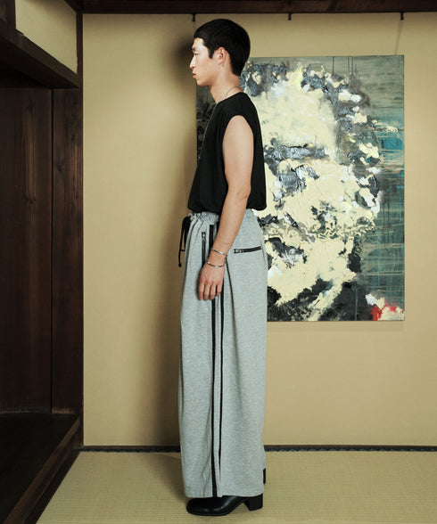 U.S. POLO ASSN. / ユーエスポロアッスン 別注 コラボ オーバーサイズ 総ゴム ライン配色 トラックパンツ