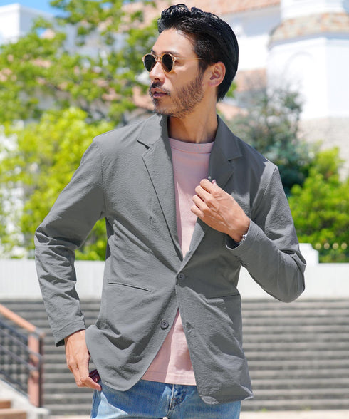 グレー MODEL : GO 180cm 66kg Lsize