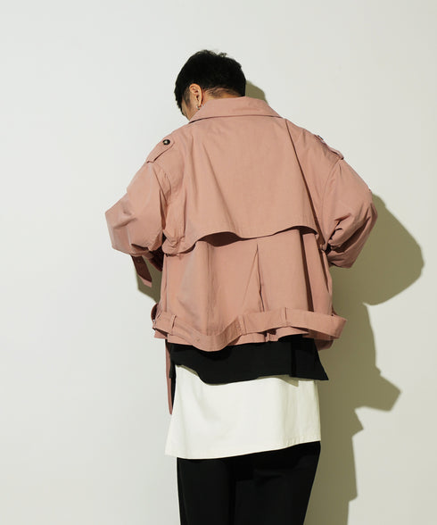 H163 / 着用サイズ:M スモークピンク