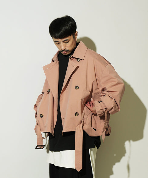 H163 / 着用サイズ:M スモークピンク