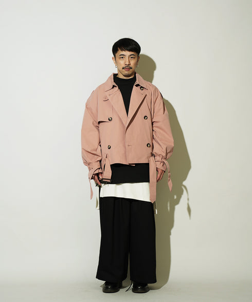 H163 / 着用サイズ:M スモークピンク