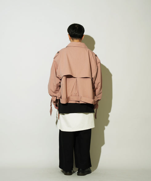 H163 / 着用サイズ:M スモークピンク