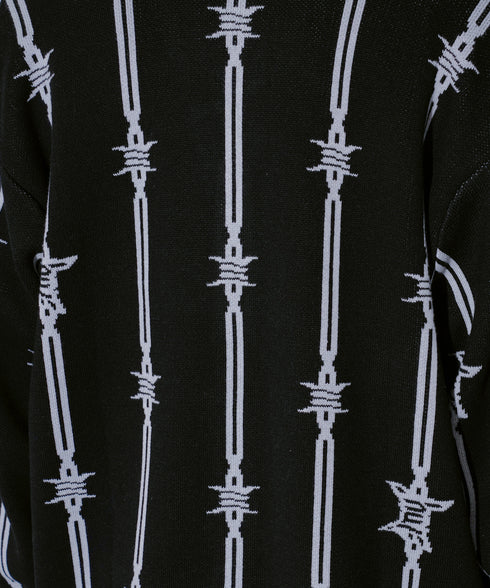 HUF / ハフ BARBED WIRE CARDIGAN 有刺鉄線 カーディガン