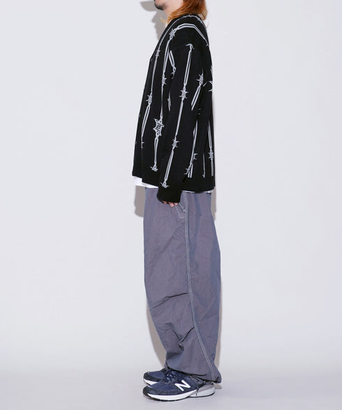 HUF / ハフ BARBED WIRE CARDIGAN 有刺鉄線 カーディガン