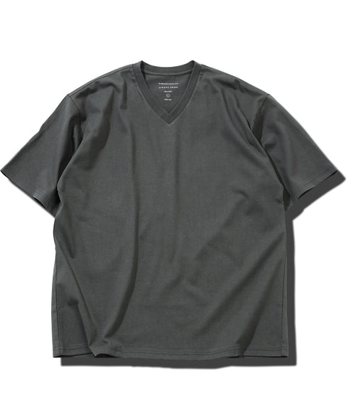 汗ジミ防止VネックTシャツ│メンズ 汗染みしないVネックTシャツ インナー ゆったり ホワイト ブラック チャコール