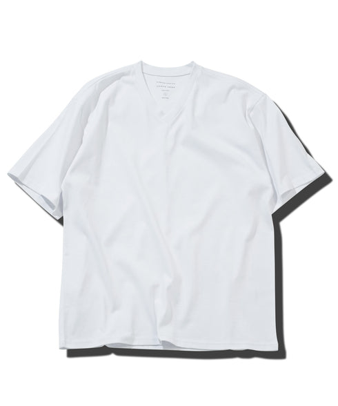 汗ジミ防止VネックTシャツ│メンズ 汗染みしないVネックTシャツ インナー ゆったり ホワイト ブラック チャコール