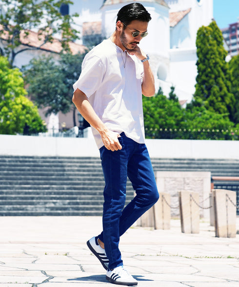 汗ジミ防止VネックTシャツ│メンズ 汗染みしないVネックTシャツ インナー ゆったり ホワイト ブラック チャコール