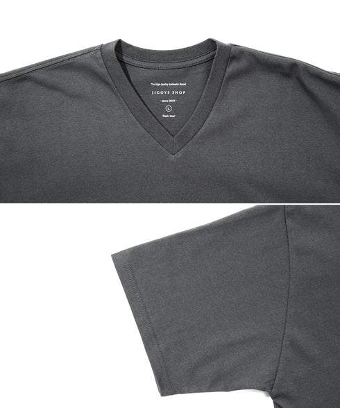 汗ジミ防止VネックTシャツ│メンズ 汗染みしないVネックTシャツ インナー ゆったり ホワイト ブラック チャコール