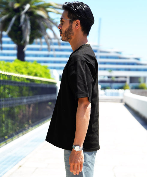 汗ジミ防止VネックTシャツ│メンズ 汗染みしないVネックTシャツ インナー ゆったり ホワイト ブラック チャコール