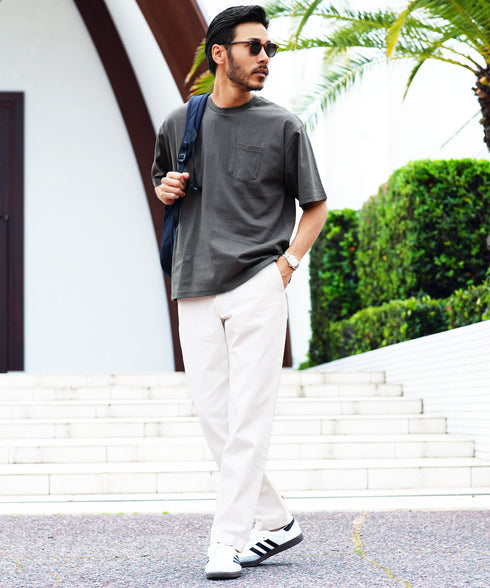 チャコールグレー MODEL : GO 180cm 66kg Lsize