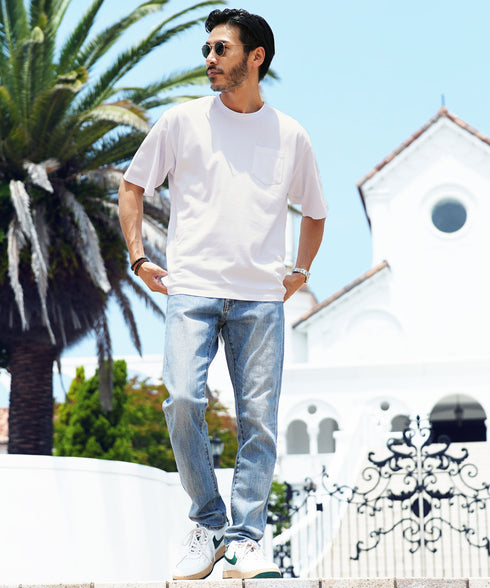 ホワイト MODEL : GO 180cm 66kg Lsize