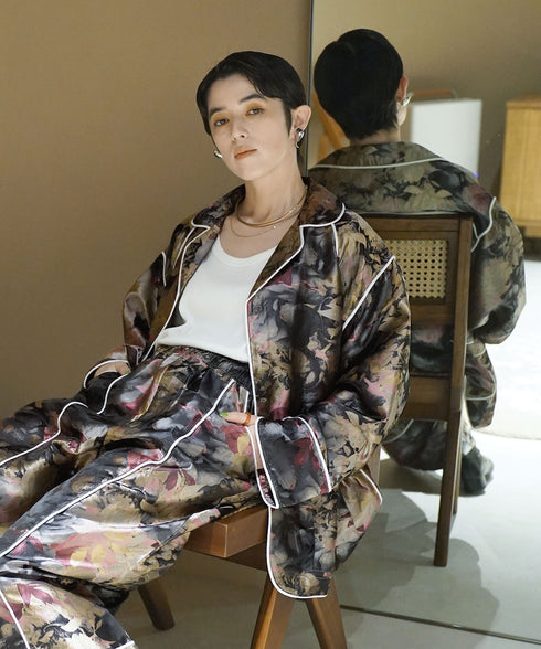 H167 / 着用サイズ: M*グレー インナー:217749 ボトムス:216862